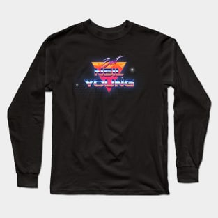 Neil Young Retro Crome Art Long Sleeve T-Shirt